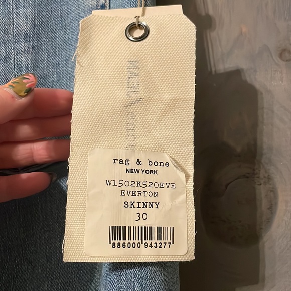 NWT rag & bone/JEAN Skinny Jeans - Picture 6 of 8
